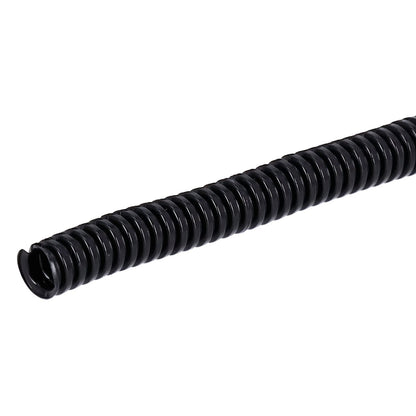 Standard PVC-kabelbeskyttelse, sort, 50 ft