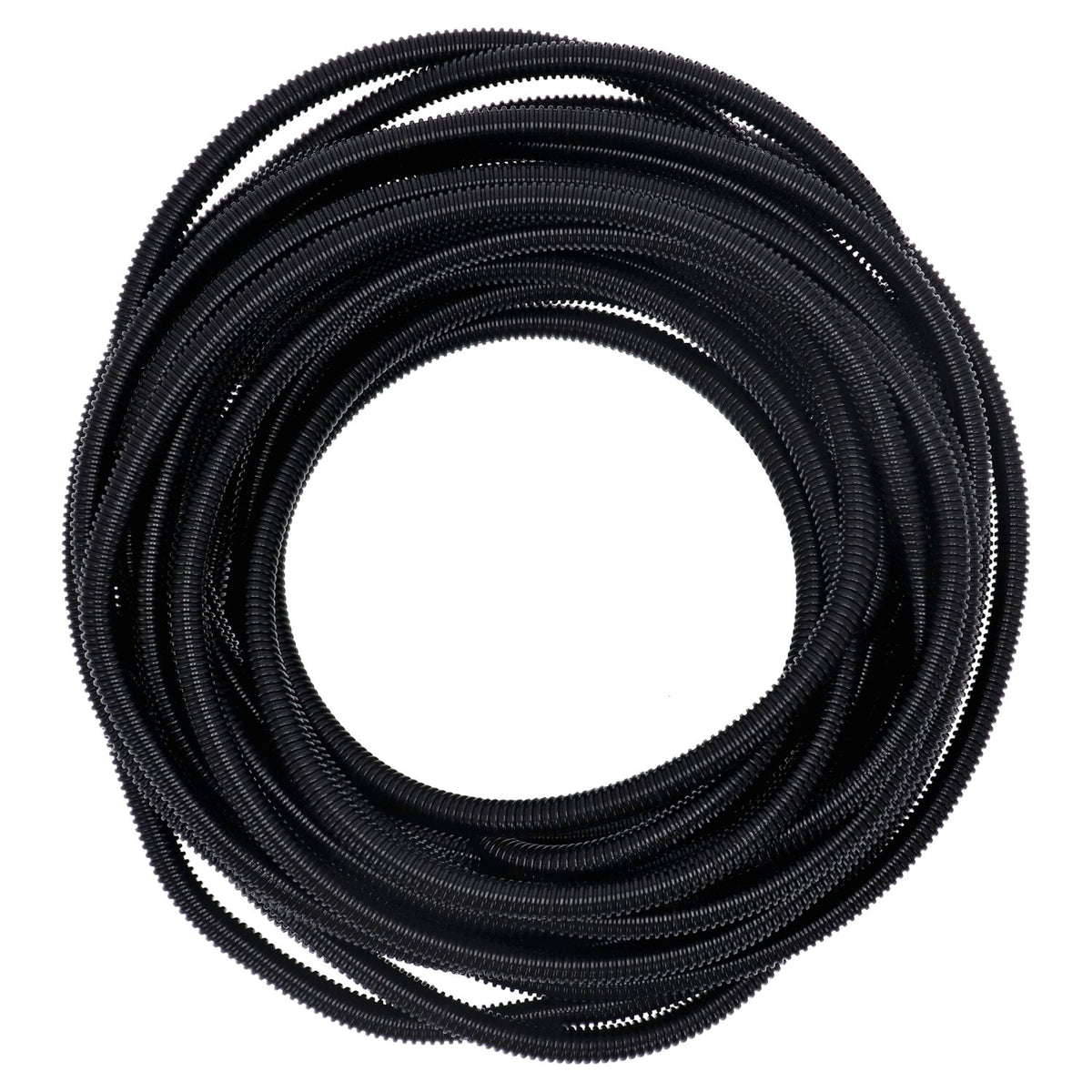 PVC-kabelbeskyttelse med slids, sort – 50 ft