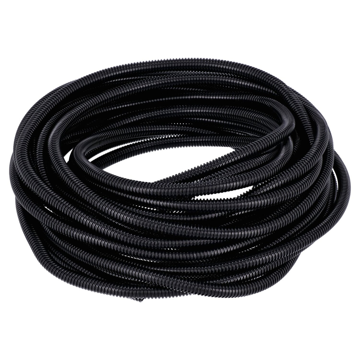 PVC-kabelbeskyttelse med slids, sort – 50 ft