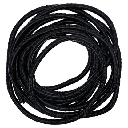 PVC-kabelbeskyttelse med split, sort – 19 mm
