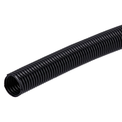 PVC-kabelbeskyttelse med split, sort – 19 mm