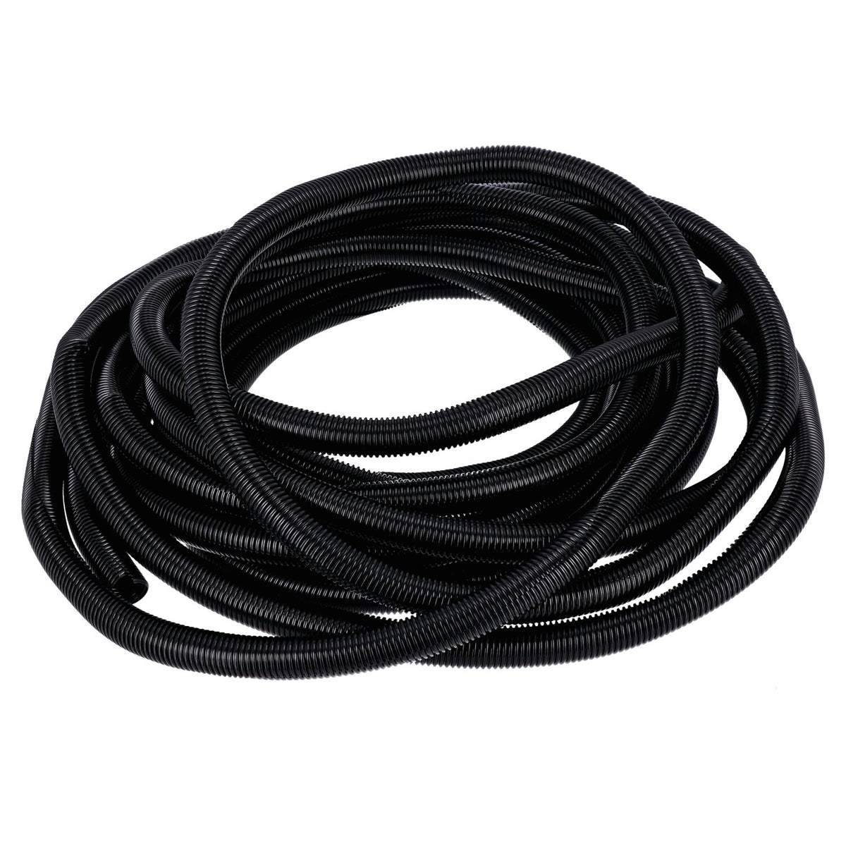 PVC-kabelbeskyttelse med split, sort – 19 mm