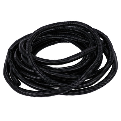 PVC-kabelbeskyttelse med split, sort – 19 mm