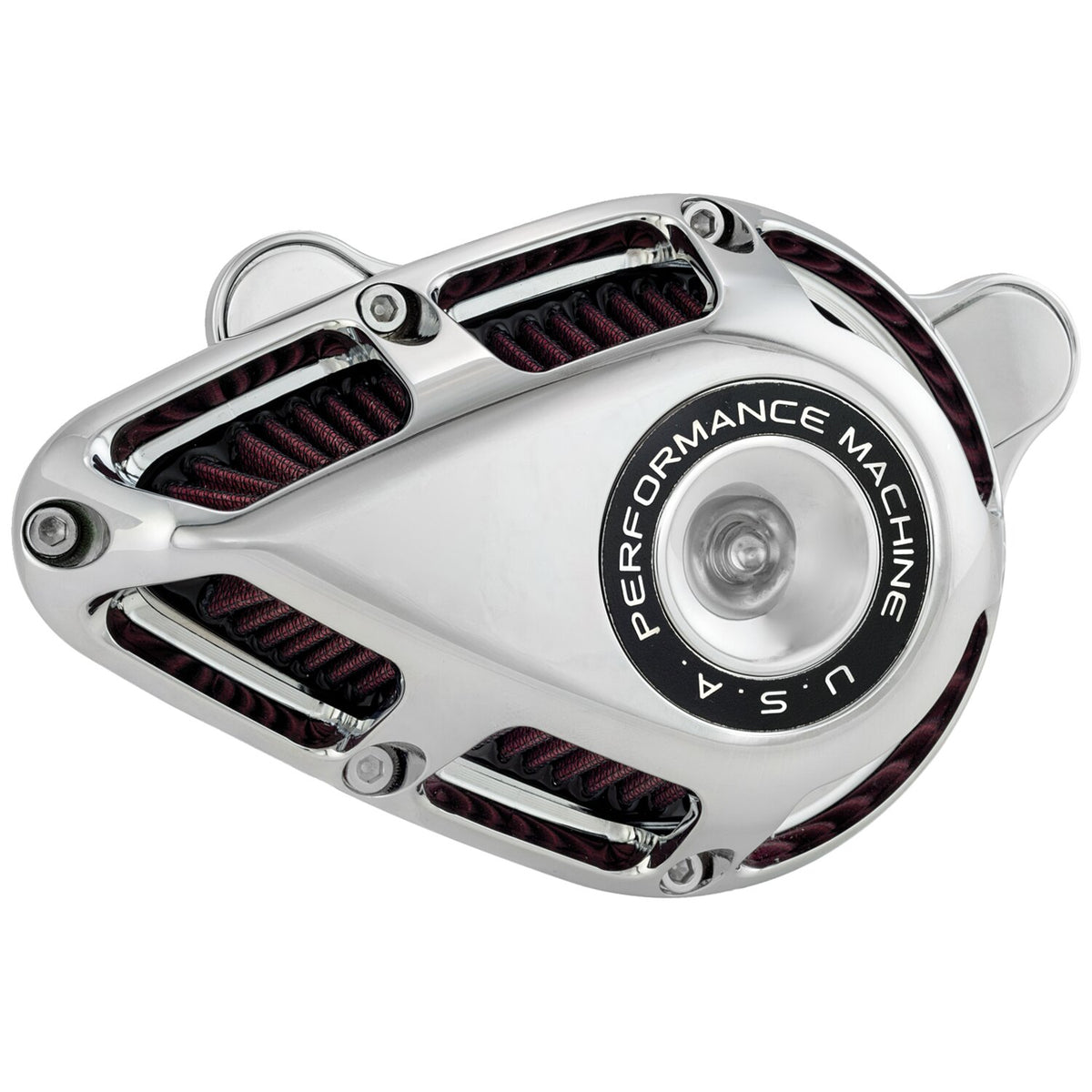 Performance Machine Jet luftfilterkit – krom