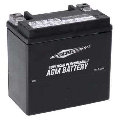 MCS Advance Series AGM Batteri – 12V 12Ah 220CCA