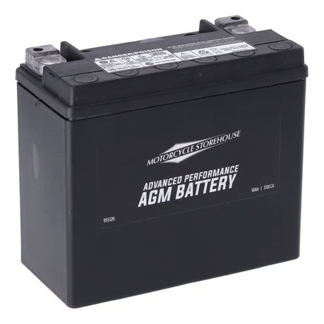 MCS, Advance Series - AGM sealed battery. 12v, 18ah, 310cca Item No: 955126