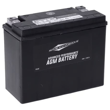 MCS, Advance Series - AGM sealed battery. 12v, 20ah, 340cca Item No: 955128