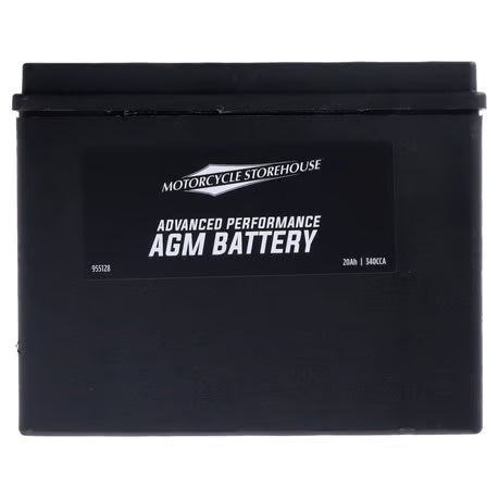 MCS, Advance Series - AGM sealed battery. 12v, 20ah, 340cca Item No: 955128