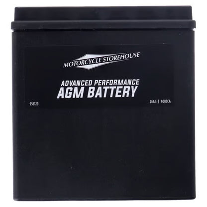 MCS Advance Series AGM Batteri - 12V 26Ah 400CCA