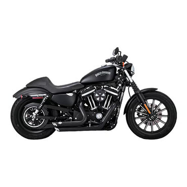 Vance & Hines Shortshots Staggered PCX Udstødning – Matsort (Til Harley Sportster 2014–2022)