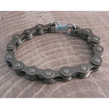 Amigaz armbånd af cykelkæde – camo brun