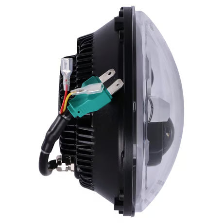 Bright, 7" LED headlamp unit. Black Item No: 955822