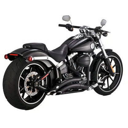 Vance & Hines Big Radius PCX Udstødning System – Matsort (Til Harley Softail Breakout 2013–2017)