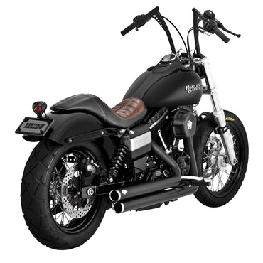 Vance & Hines Big Shots Staggered PCX-udstødning, sort