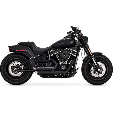 Vance & Hines Shortshots Staggered PCX Udstødning – Matsort (Til Harley M8 Softail 2018–2024)