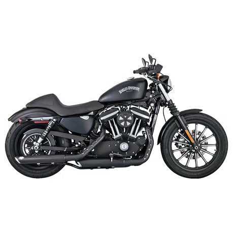 Vance & Hines, Twin slash 3" slip-on PCX mufflers. black Item No: 956423