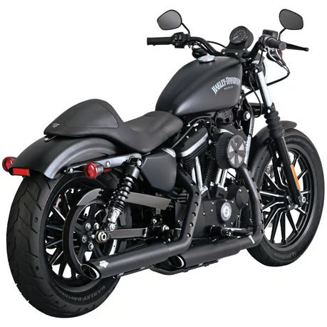 Vance & Hines, Twin slash 3" slip-on PCX mufflers. black Item No: 956423