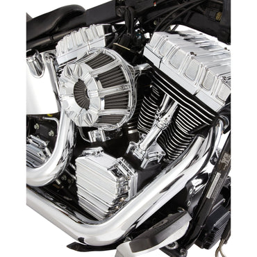 Arlen Ness Twin Cam 10-gauge knastakseldæksel, krom
