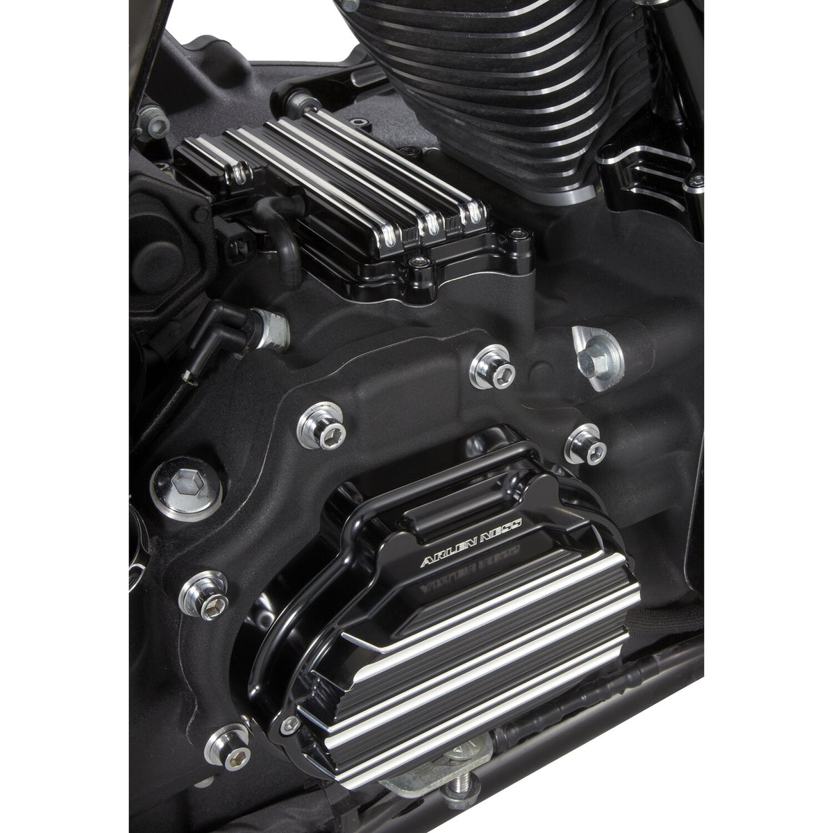 Arlen Ness 10-Gauge transmissionsendedæksel, kabelkobling