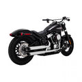 Vance & Hines, 3" twin slash slip-on PCX mufflers. chrome Item No: 957996