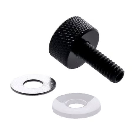 Thumb screw kit for seat. Low profile. Black Item No: 958048