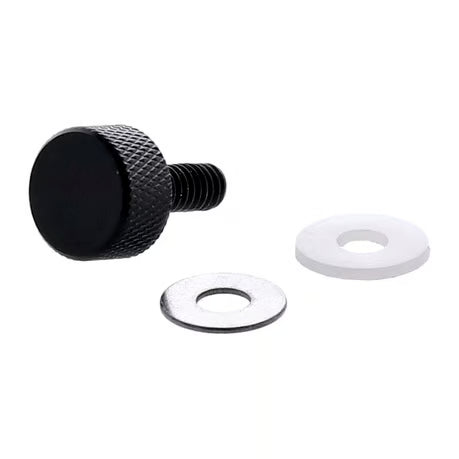 Thumb screw kit for seat. Low profile. Black Item No: 958048