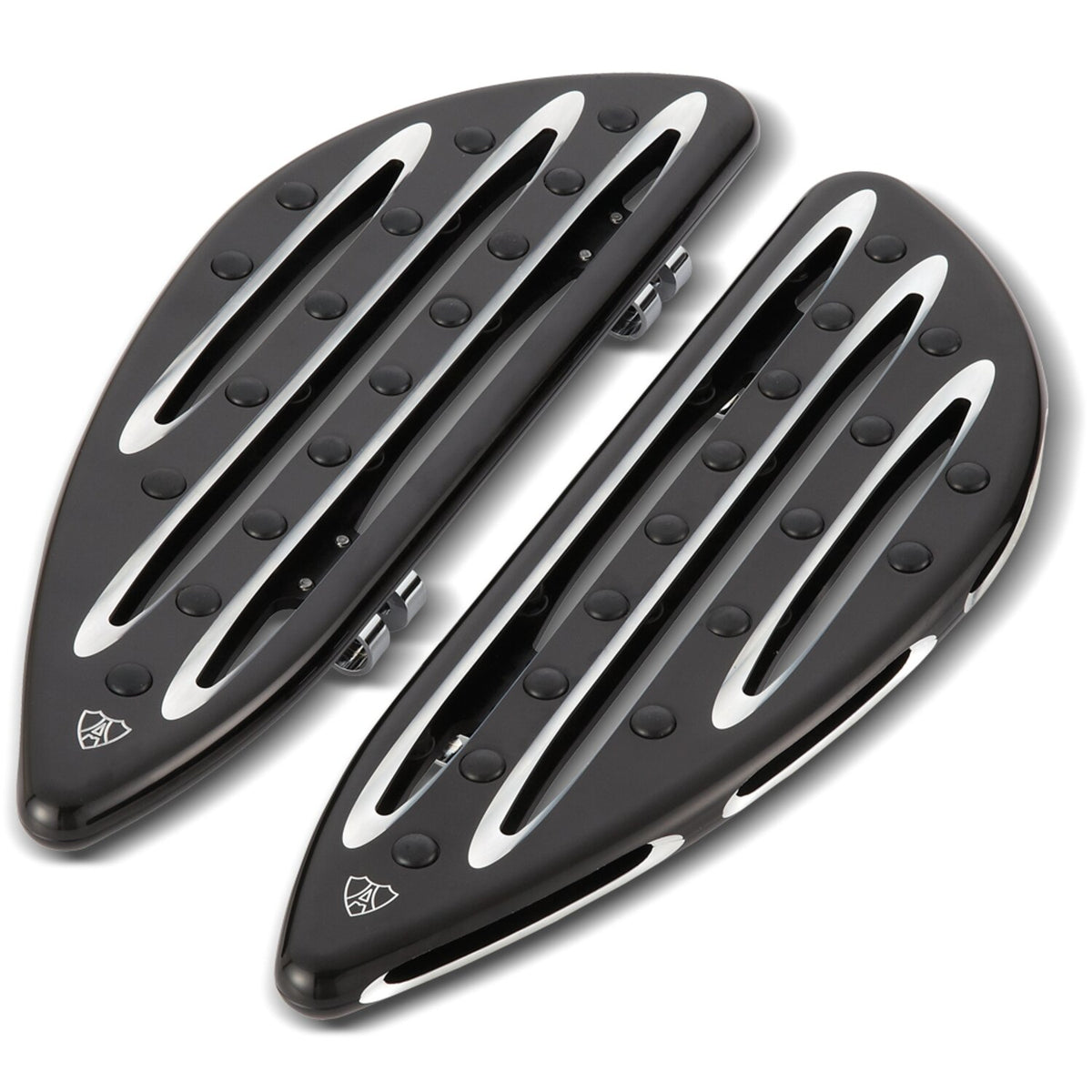 Arlen Ness Deep Cut fører-fodplader – sort