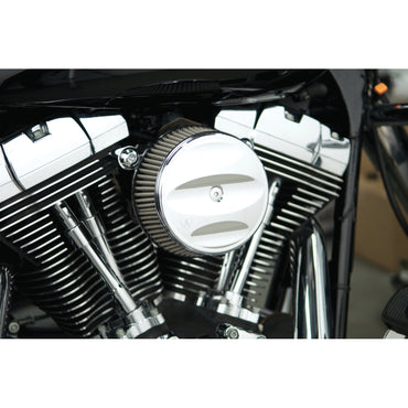 Arlen Ness Big Sucker Stage 1 luftfilterkit, krom