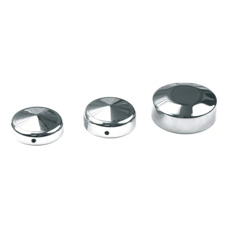 Cover, fork stem nut FXR, FX, XL. Chrome Item No: 960113