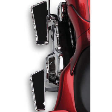 Arlen Ness Fusion Beveled førerfodplader, krom