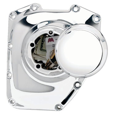 Jims Twin Cam Bike Pocket – krom, glat