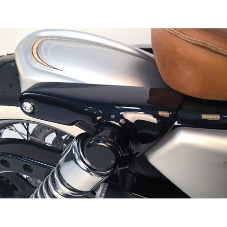 Cult-Werk, XL short fender strut covers. Gloss black Item No: 963042