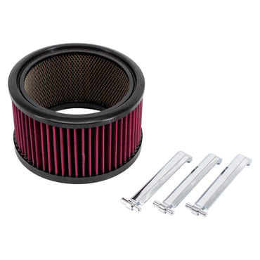 Trask Big Power luftfilterkit til Assault, krom