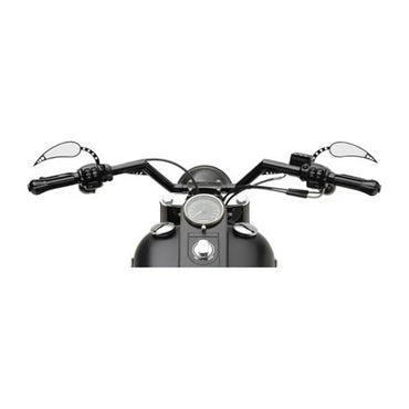 Trask 1.25" V-Line Custom Styr – Standard Højde (Sort)
