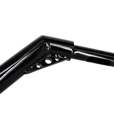 Trask 1.25" V-Line Custom Styr – +2" Rise (Sort, Road Glide)