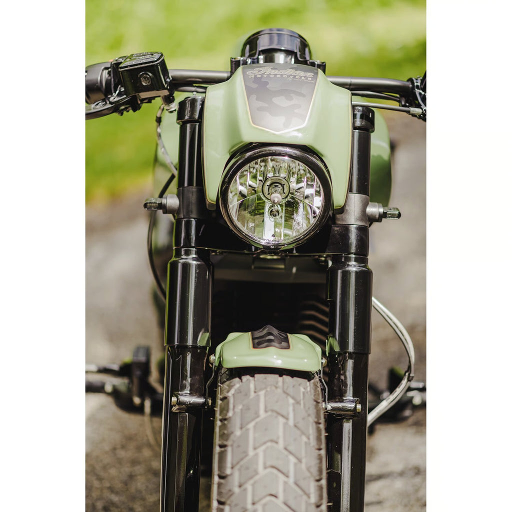 Cult-Werk, headlamp mask kit 'NRS Style'. Gloss black Item No: 964995