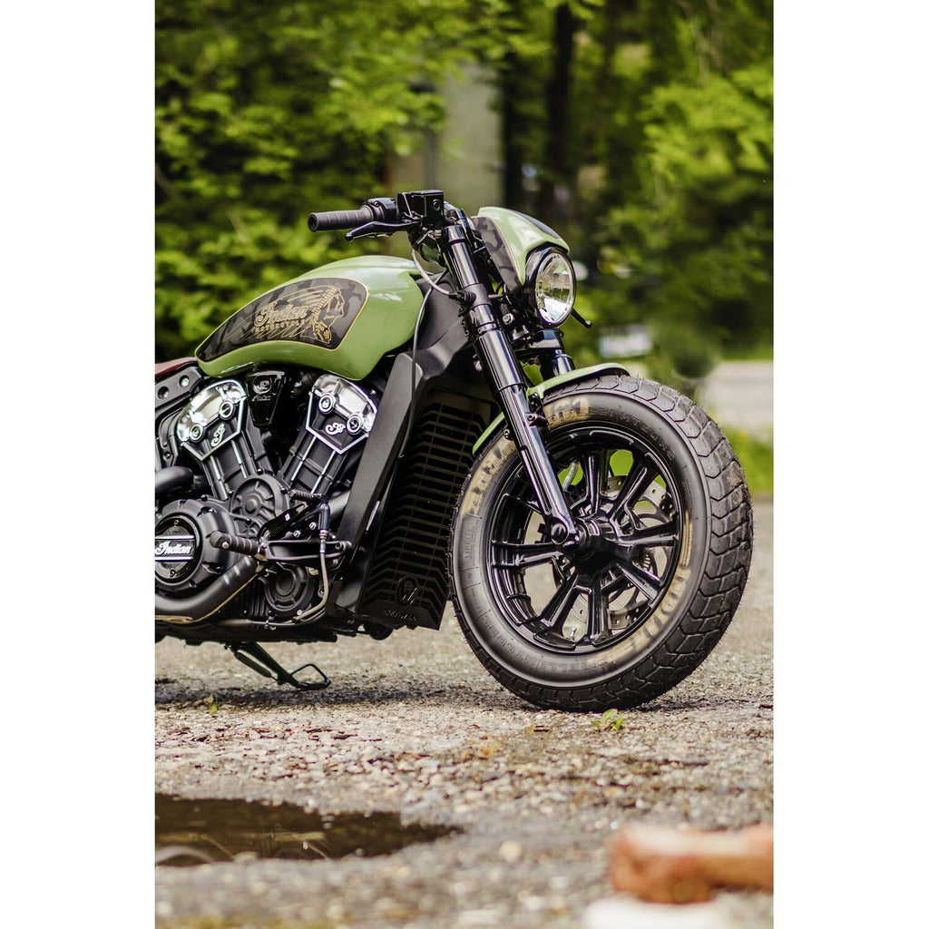 Cult-Werk, headlamp mask kit 'NRS Style'. Gloss black Item No: 964995