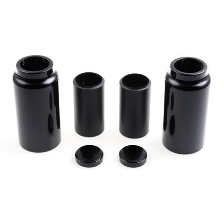Cult-Werk, 6-piece fork tube cover kit Medium. Gloss black Item No: 965129
