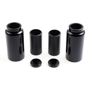 Cult-Werk, 6-piece fork tube cover kit Medium. Gloss black Item No: 965129