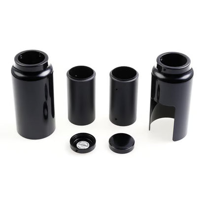 Cult-Werk, 6-piece fork tube cover kit Medium. Gloss black Item No: 965129