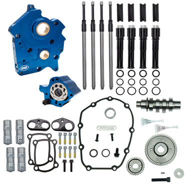 S&S 475G gear drive cam chest-kit til M8, sort