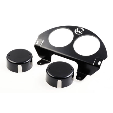Cult-Werk dash cover-kit til Low Rider, blank sort
