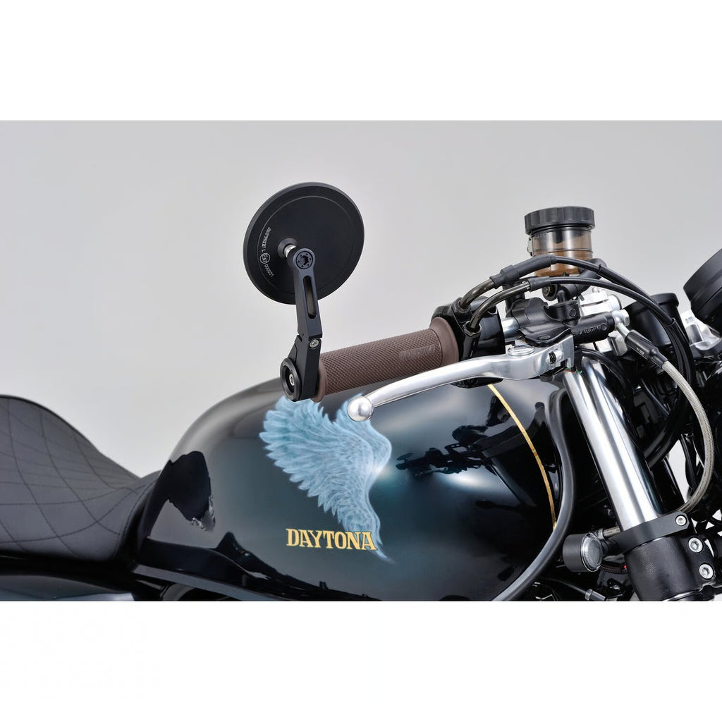 Daytona, clamp-on Flat D-mirror. Number 17 Item No: 968816