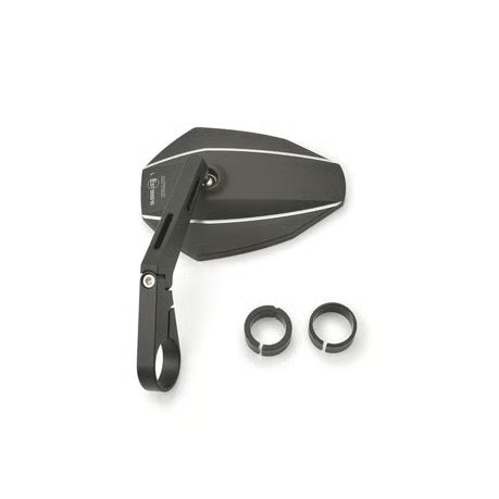 Daytona, bar end D-mirror. Number 7, long stem Item No: 968830