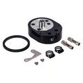 Jagg, offset oil filter adapter with VRP. Black Item No: 970733