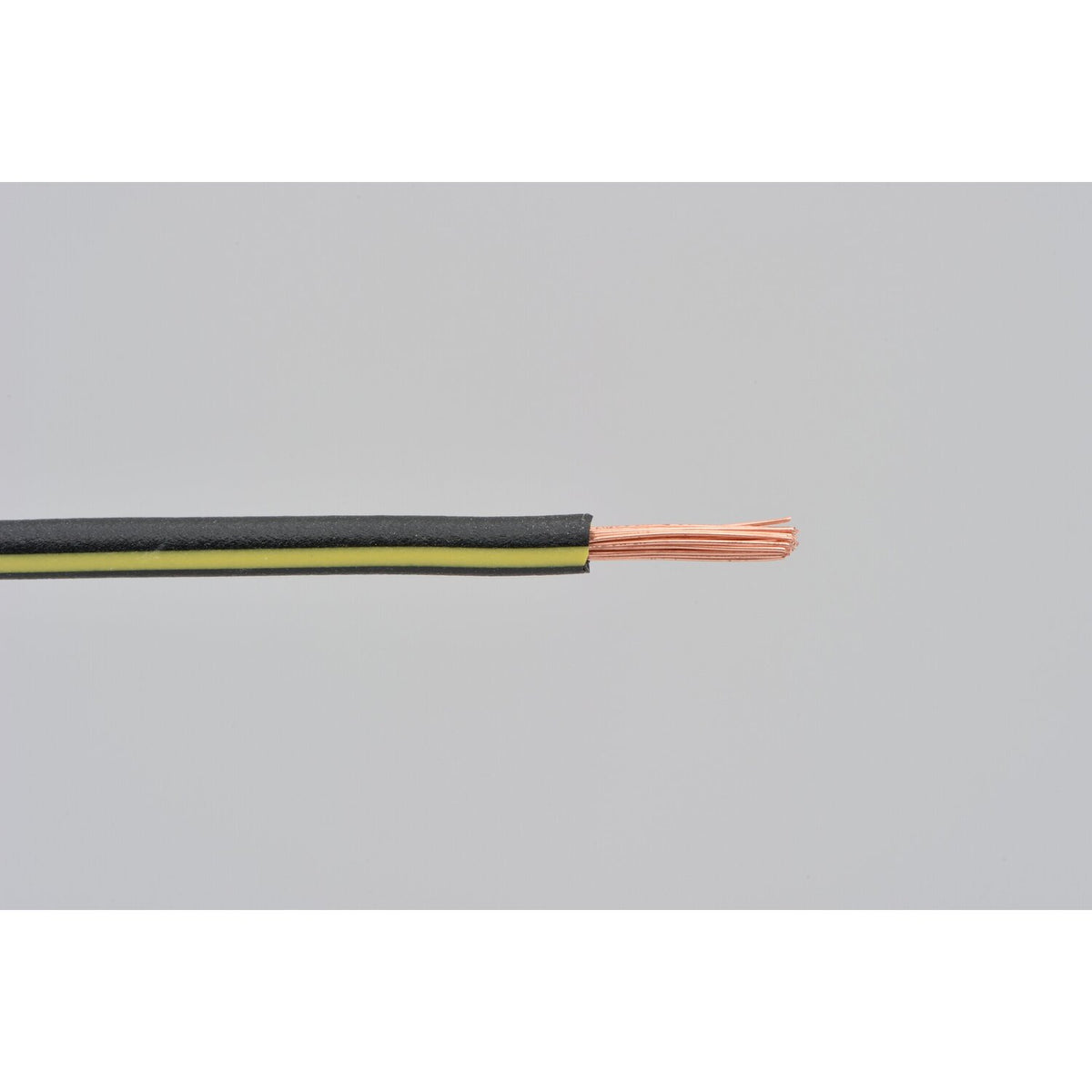 Elektrisk ledning 2 m, 0,75 mm², sort/gul – MCS