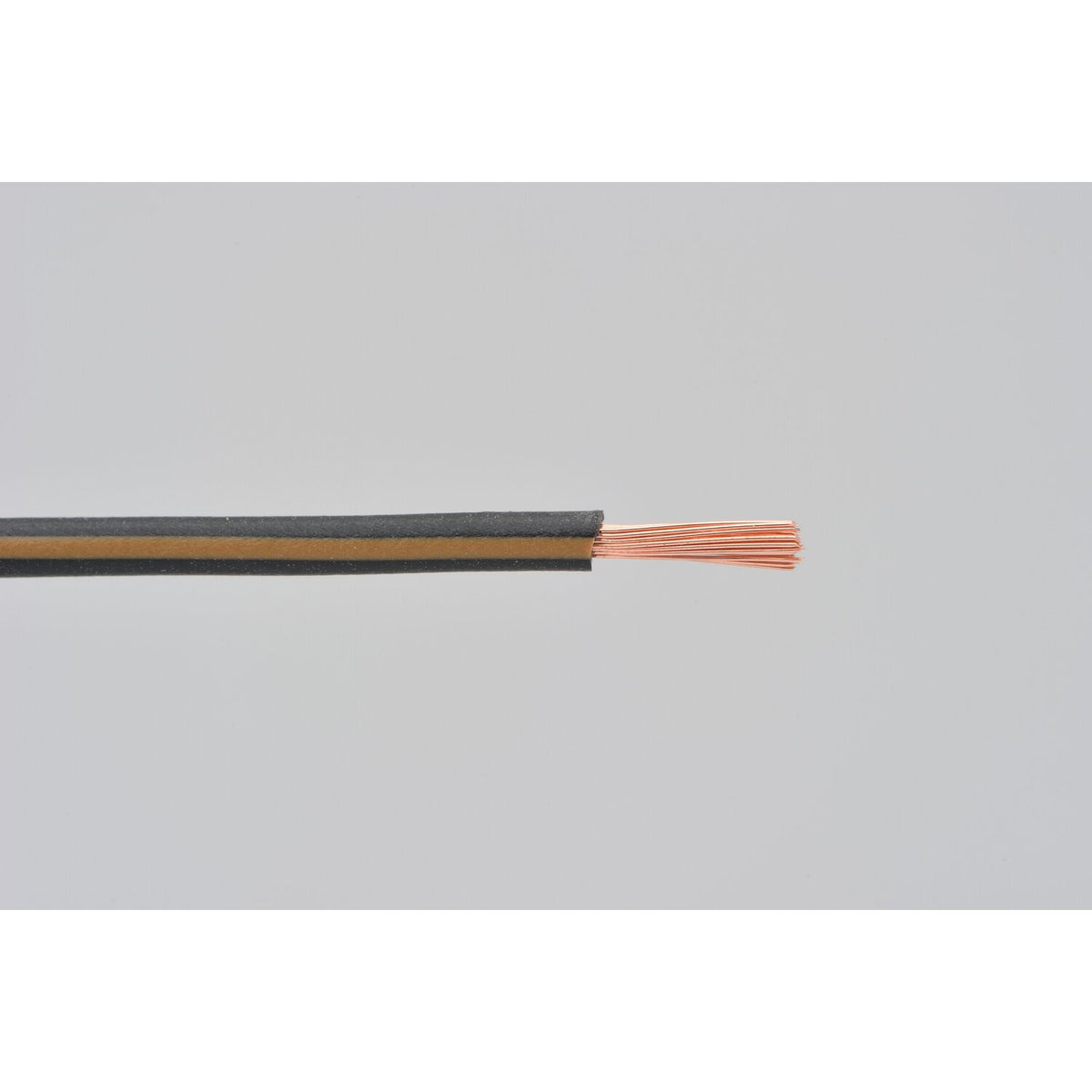 Elektrisk ledning 2 m, 0,75 mm², sort/brun