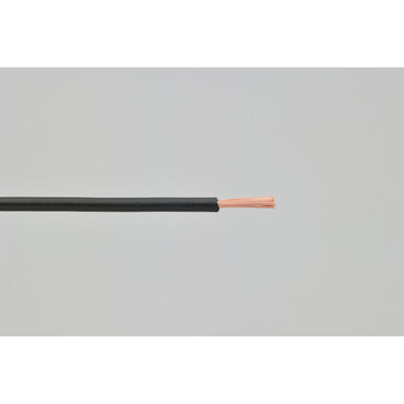MCS elektrisk ledning, sort, 1 m, 1,25 mm²