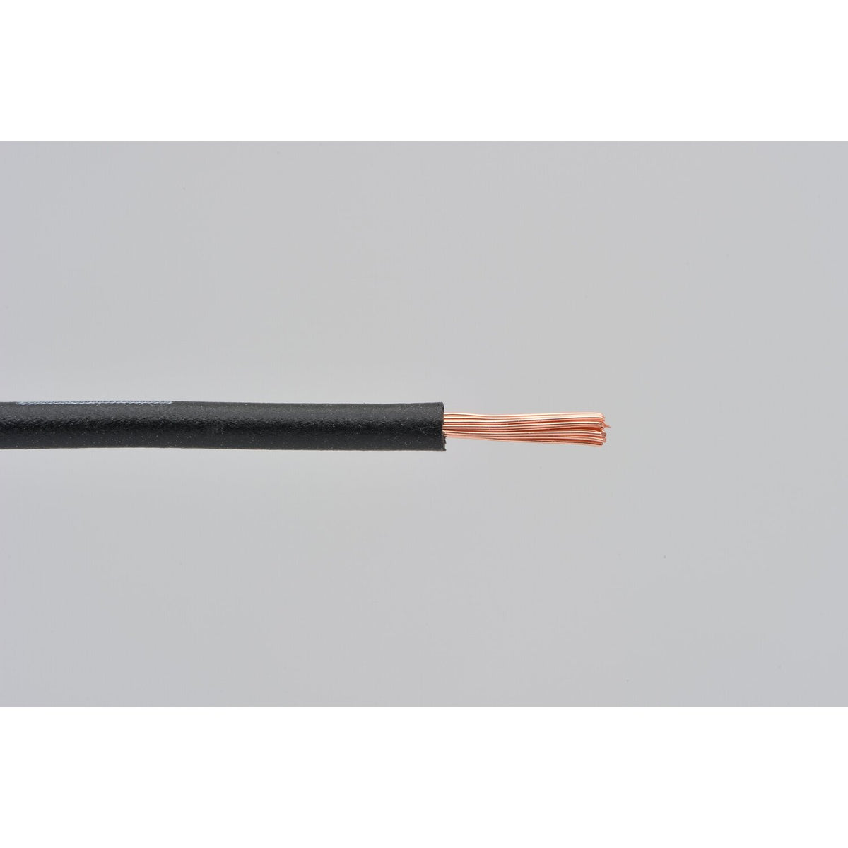 Elektrisk ledning, 2 m, 0,5 mm², sort