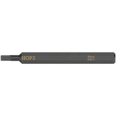 Wera Hex-Plus-bit 3,0 mm til slagskruetrækker